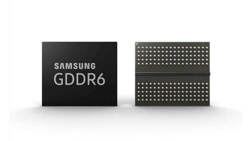 Samsung 的GDDR6 牛比，速度可达 16Gbps