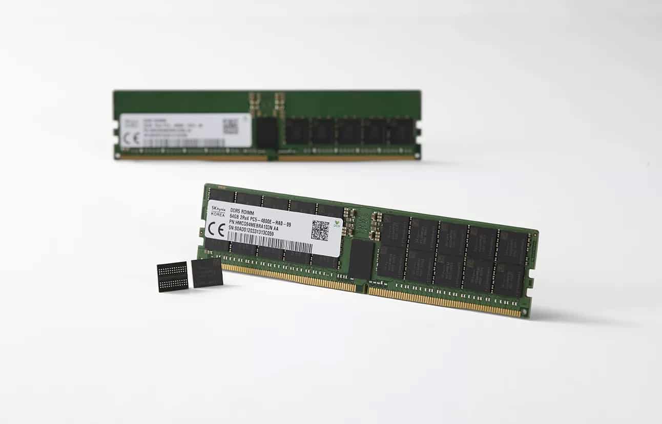 SK Hynix  海力士宣布推出业界首款DDR5 DRAM内存条